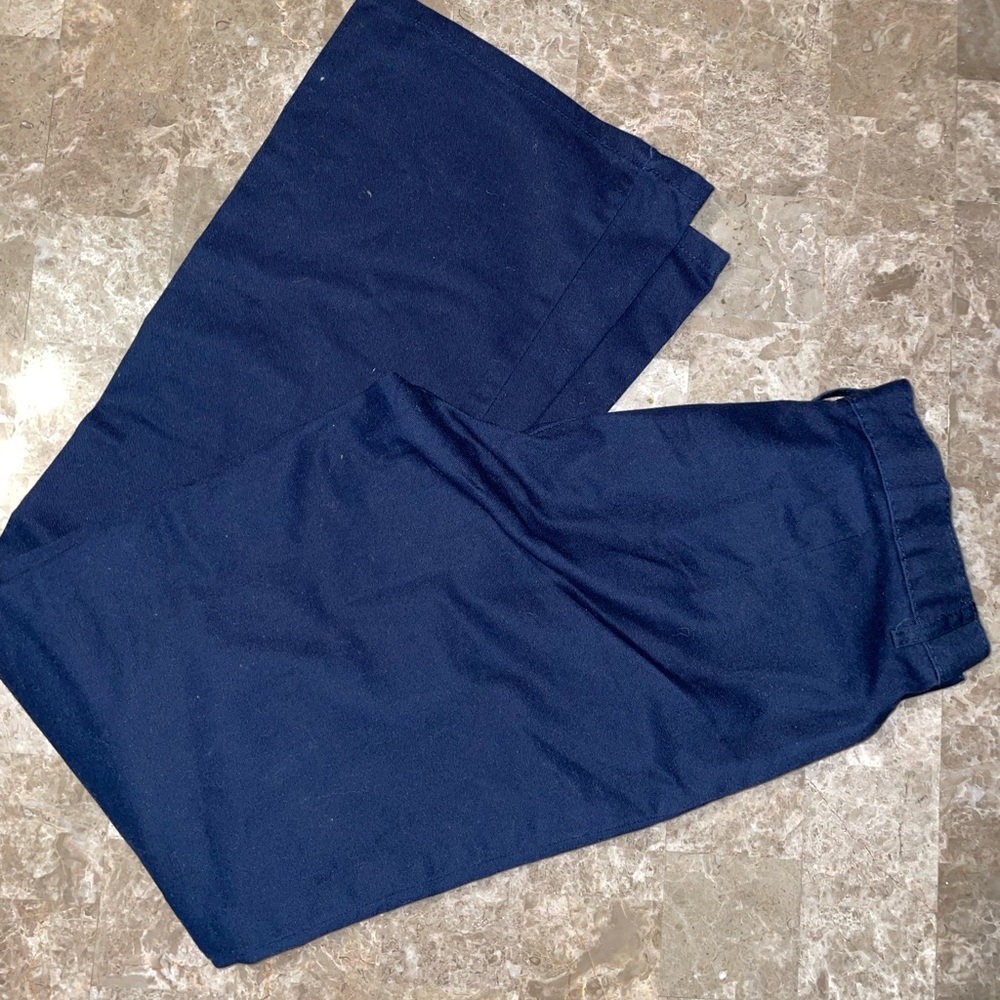 School pants, blue